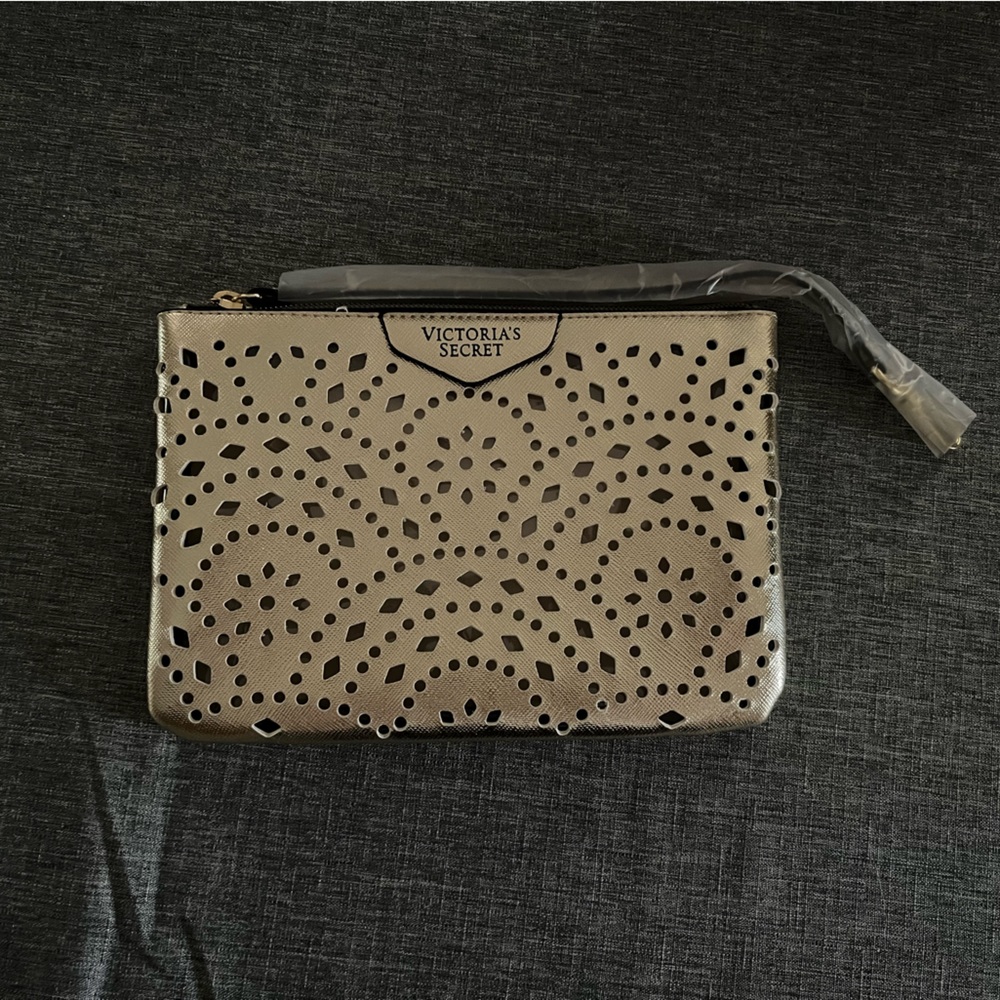 VS gold color brand new wristlet